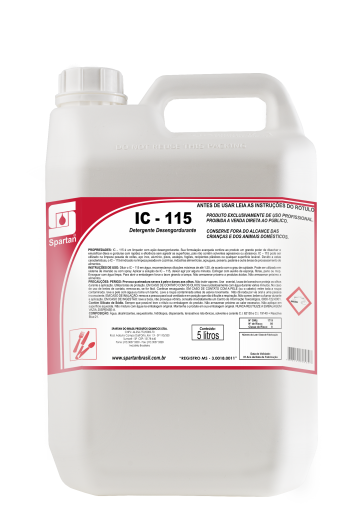 IC-115 Detergente Desengordurante para alumínio - 5 Litros
