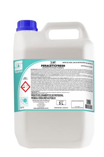 PERACETICFRESH - Desinfetante para roupas hospitalares