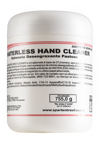WATERLESS HAND CLEANER GEL – Sabonete Gel Desengraxante com D-limoneno - 450g
