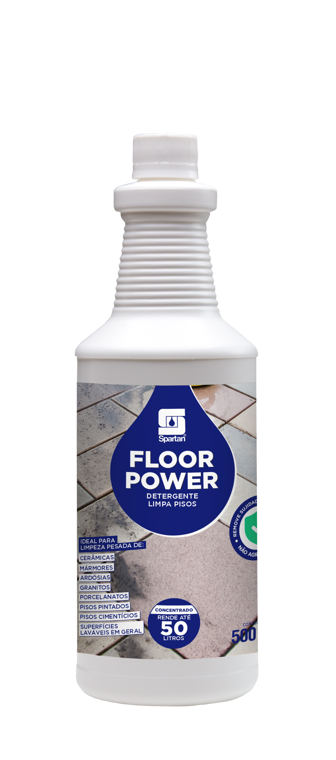 FLOOR POWER - Detergente Limpa Pisos - Pronto uso - 500 ml