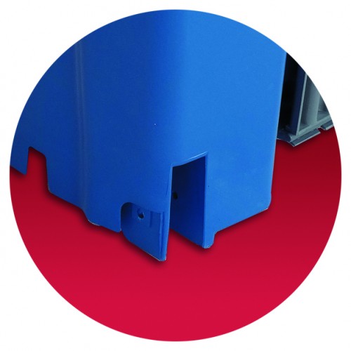 Lixeira Quadrada com Pedal sem Rodas (100 Litros) - JSN - Imagem 2